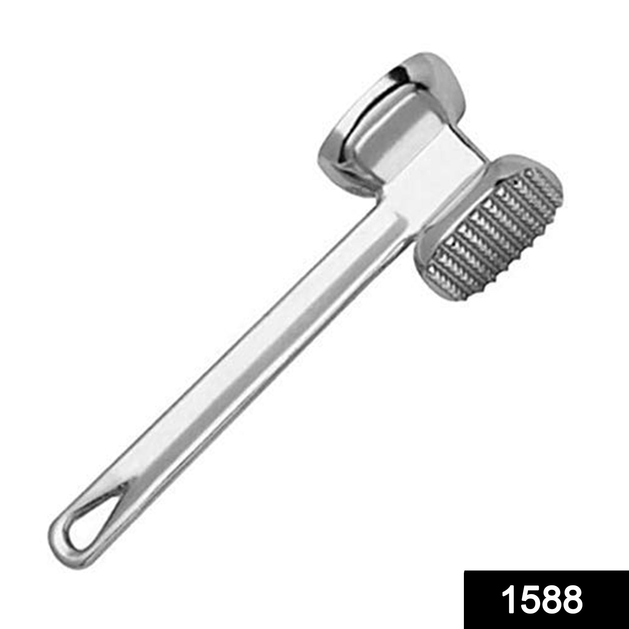Professional meat tenderizer with dual sides for efficiency. Professional meat tenderizer with dual sides for efficiency.